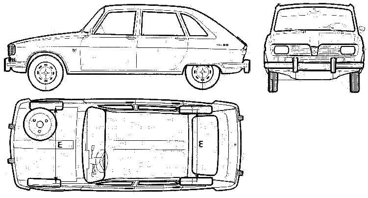 1977 Renault 17 Ts. 1965 Renault 16. Renault 16 TS