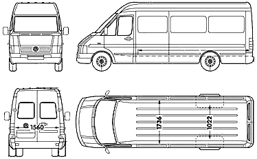 Car Blueprints / Чертежи автомобилей - Volkswagen